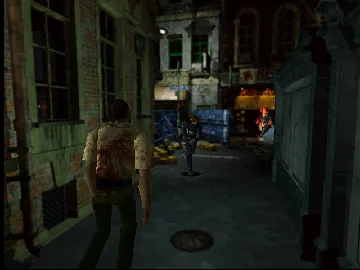 Resident Evil 2 screen shot game playing